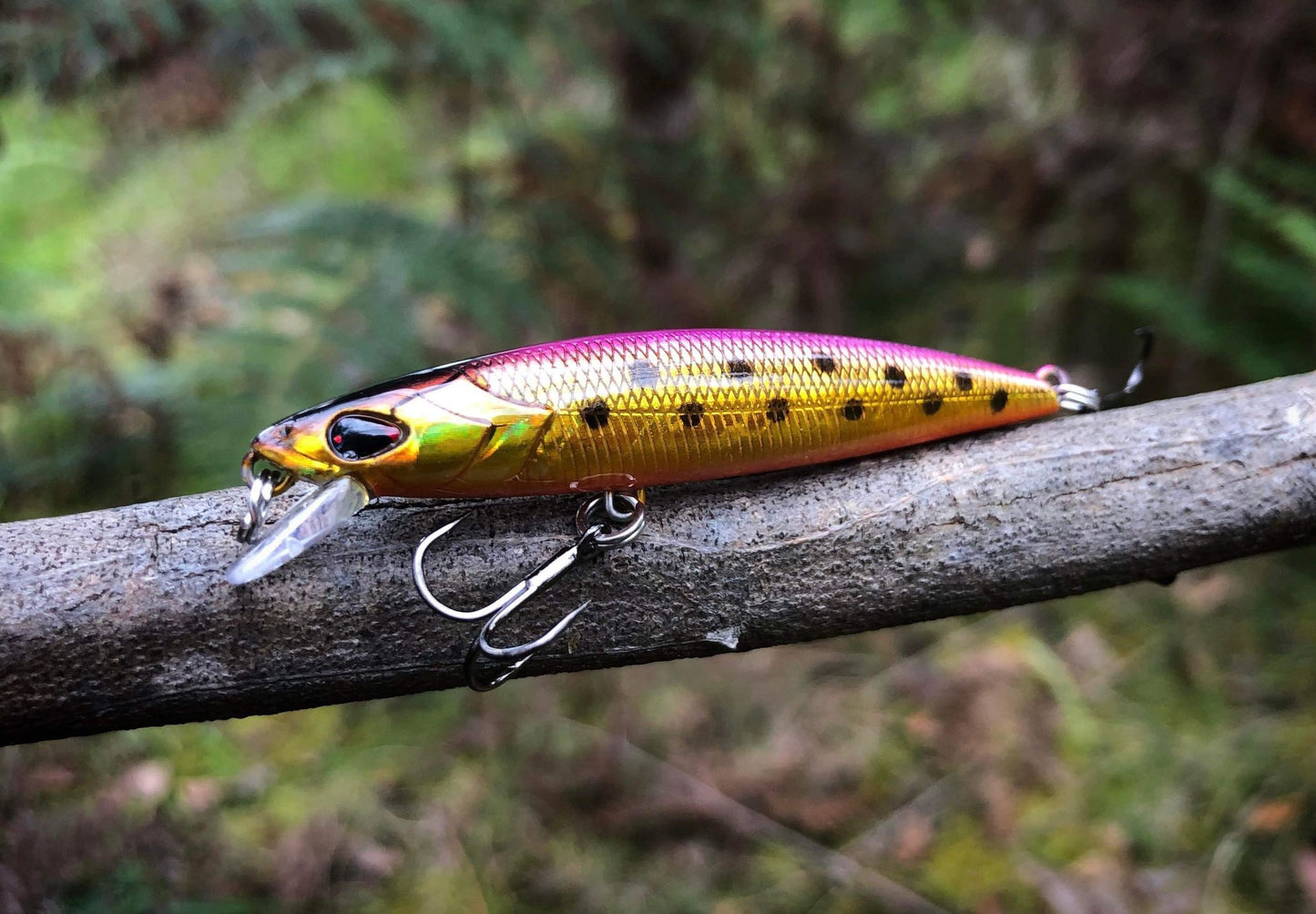 LURE LIQUID GOLD MINNOW 65MM PURPLE PACEY